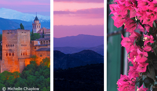 The Alhambra during the night time ©Michelle Chaplow